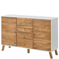 130 cm breite Kommode im Skandi Design - Slogdan