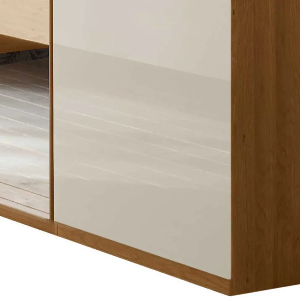 250 cm breiter Schlafzimmerschrank mit 5 Türen - Emdsiva III