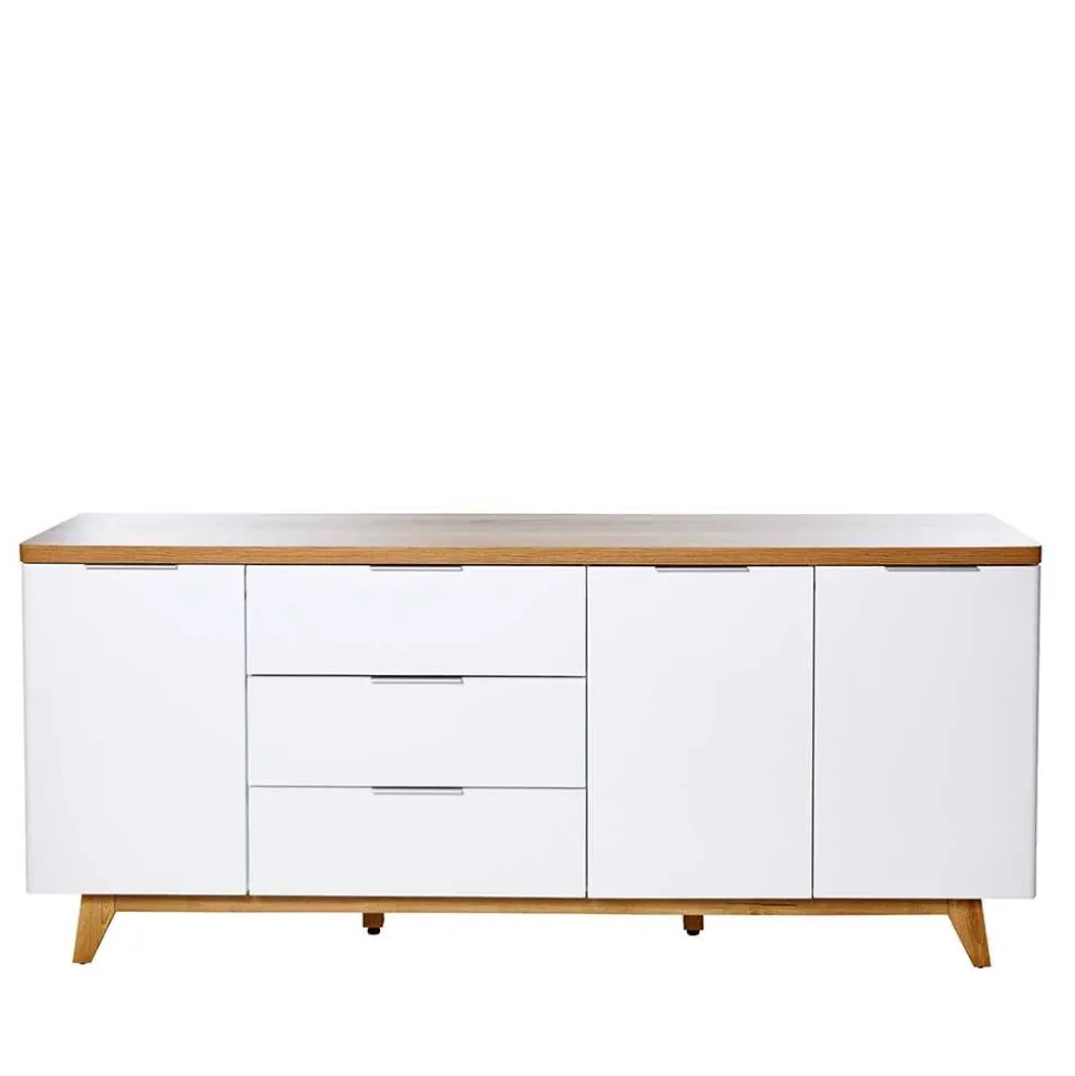 180 cm breites Sideboard in Weiß - Xuana