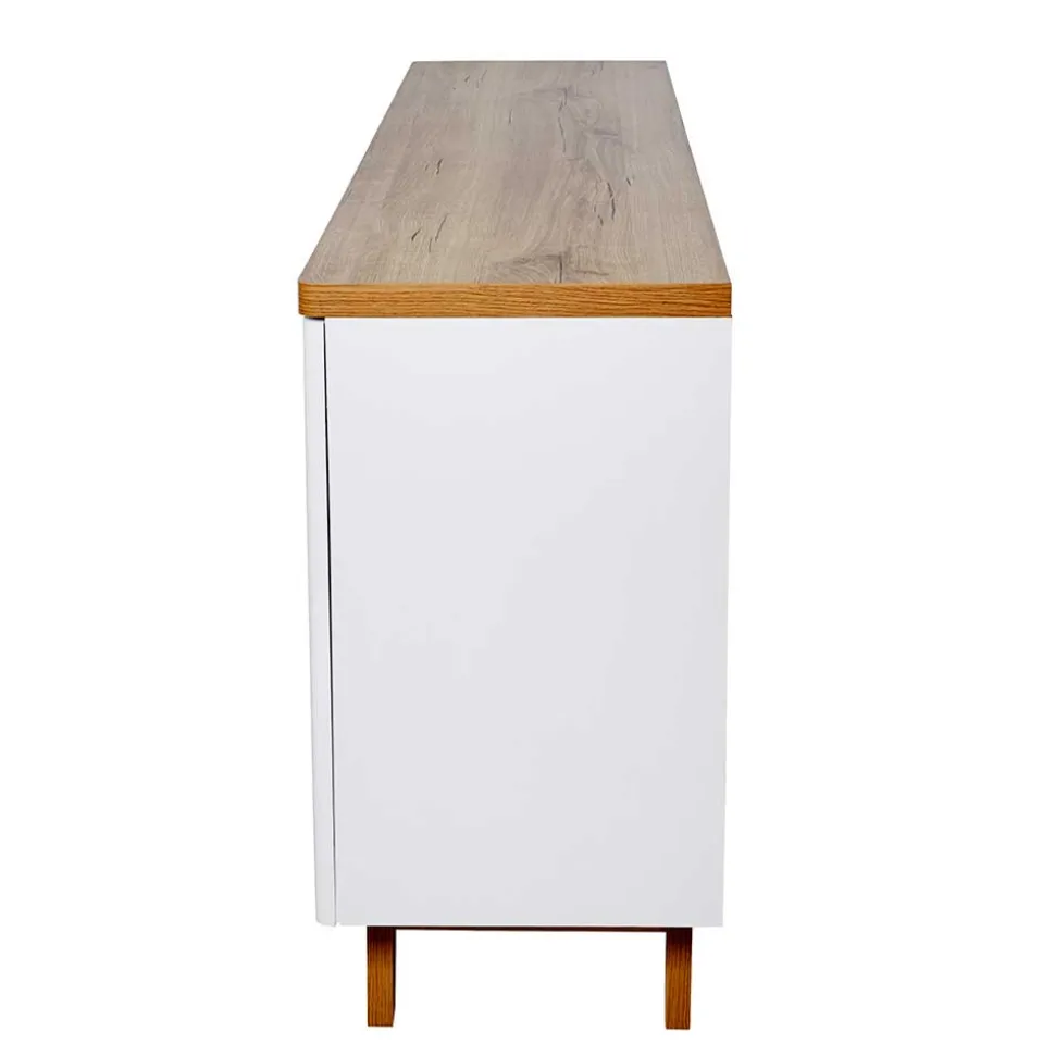 180 cm breites Sideboard in Weiß - Xuana
