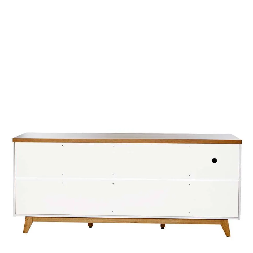 180 cm breites Sideboard in Weiß - Xuana