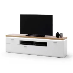 195 cm breites TV Board mit LED Beleuchtung - Caldri
