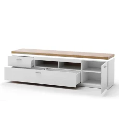 195 cm breites TV Board mit LED Beleuchtung - Caldri