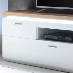 195 cm breites TV Board mit LED Beleuchtung - Caldri