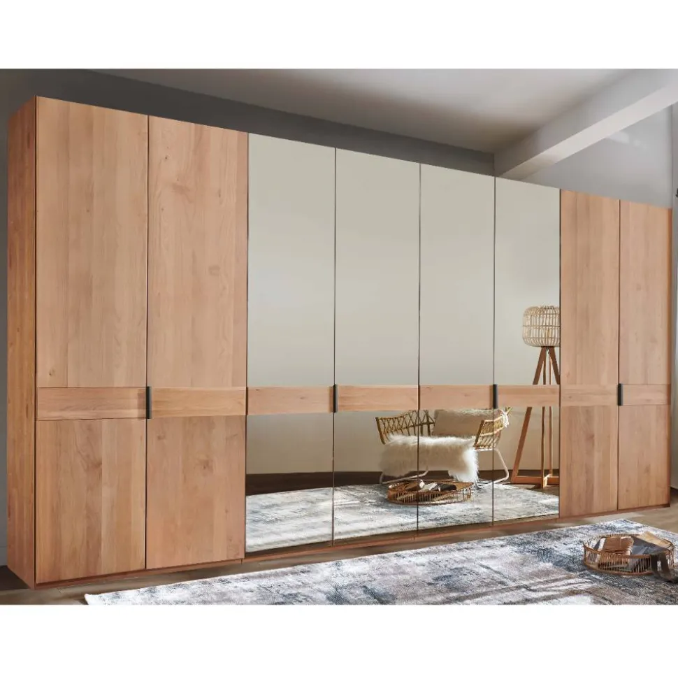 216 cm hoher XXL-Kleiderschrank in Erle - Murray