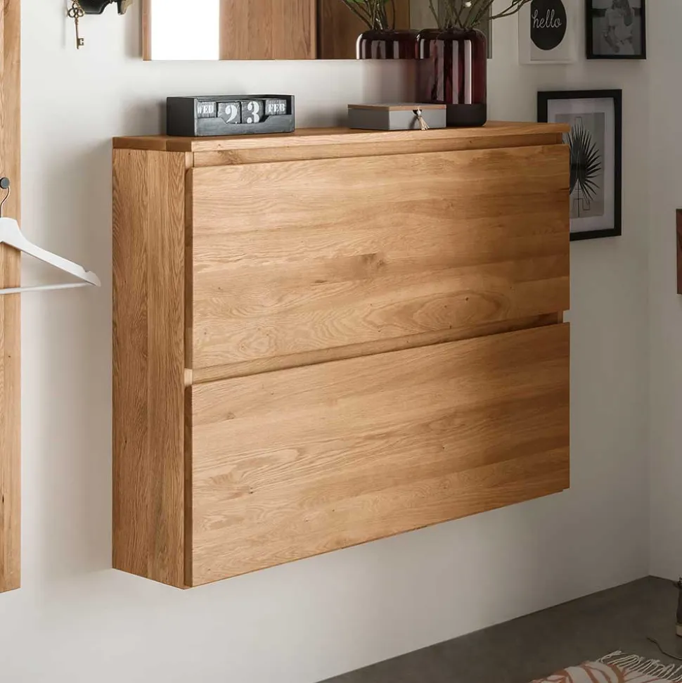 24 cm tiefer Wand Schuhschrank mit zwei Klappen - Sotunes