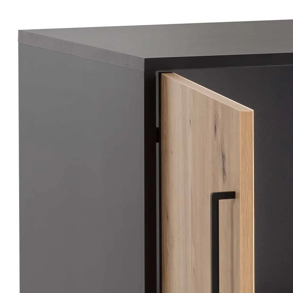 Akten Schrank und Regal Kombi - Evasilica (zweiteilig)