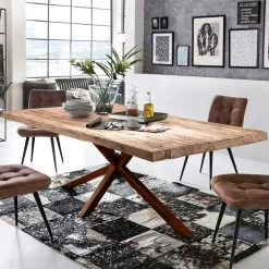 Altholztisch aus Teak Massivholz - Dattilon