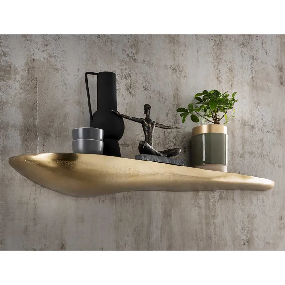 Alu Wandboard in Bronze Goldfarben - Moyico
