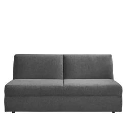 Ausziehsofa in Anthrazit Stoffbezug - Gilverny