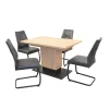 Ausziehtisch & Schwingstühle Set - Gedeon (fünfteilig)