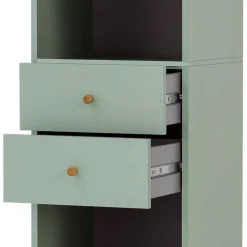 Bad Hochschrank in Graugrün & Eiche - Vereny