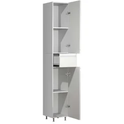 Bad Hochschrank in Weiß modern - Departo