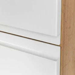 Badezimmer Hochschrank breit mit drei Türen - Eight