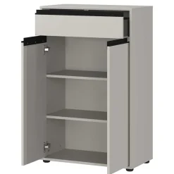 Badezimmer Vertiko in Grau - Ancela