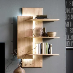 Balkeneiche Designregal 117 cm hoch - Destal