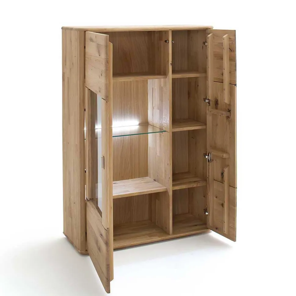 Balkeneiche Highboard 2-türig - Destal