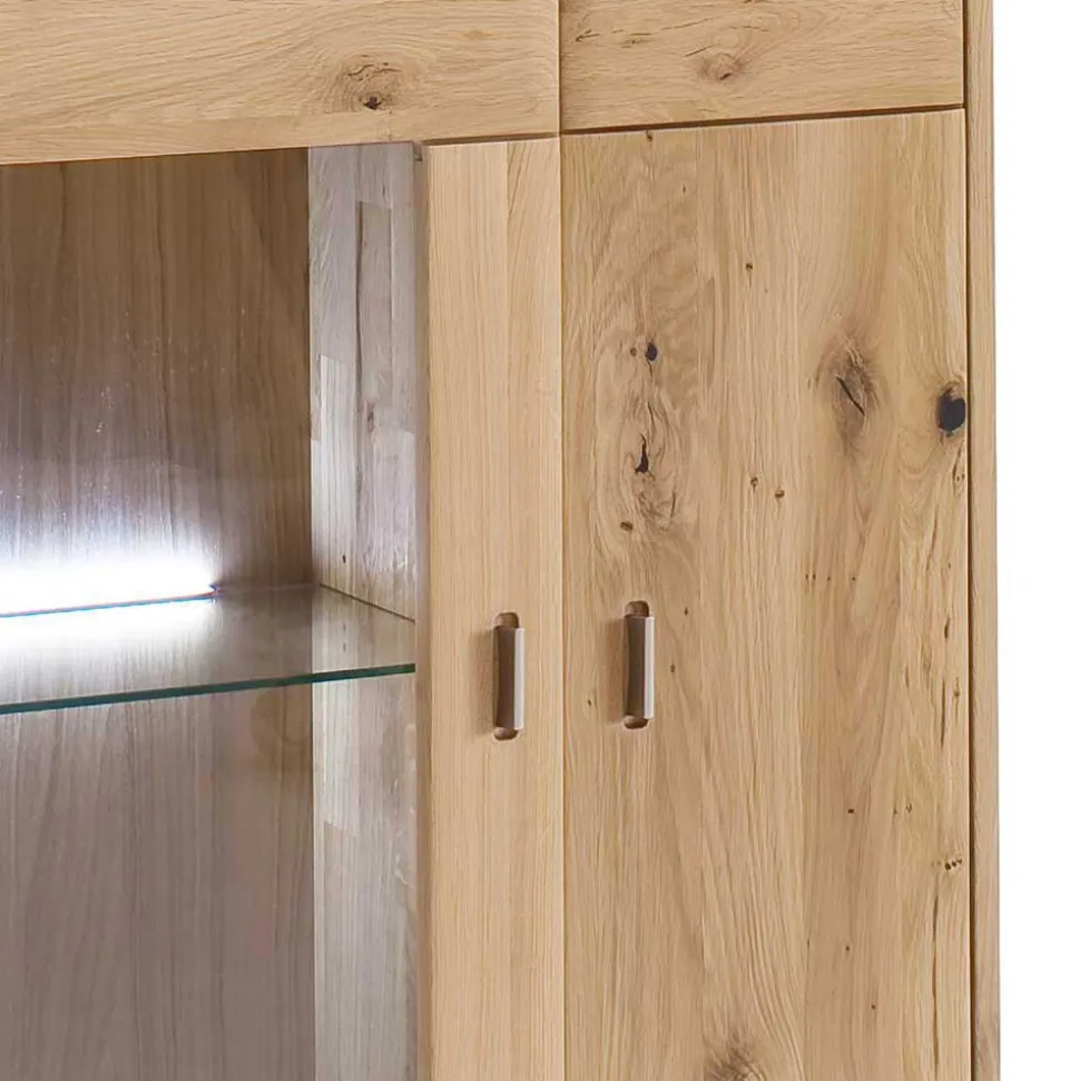 Balkeneiche Highboard 2-türig - Destal