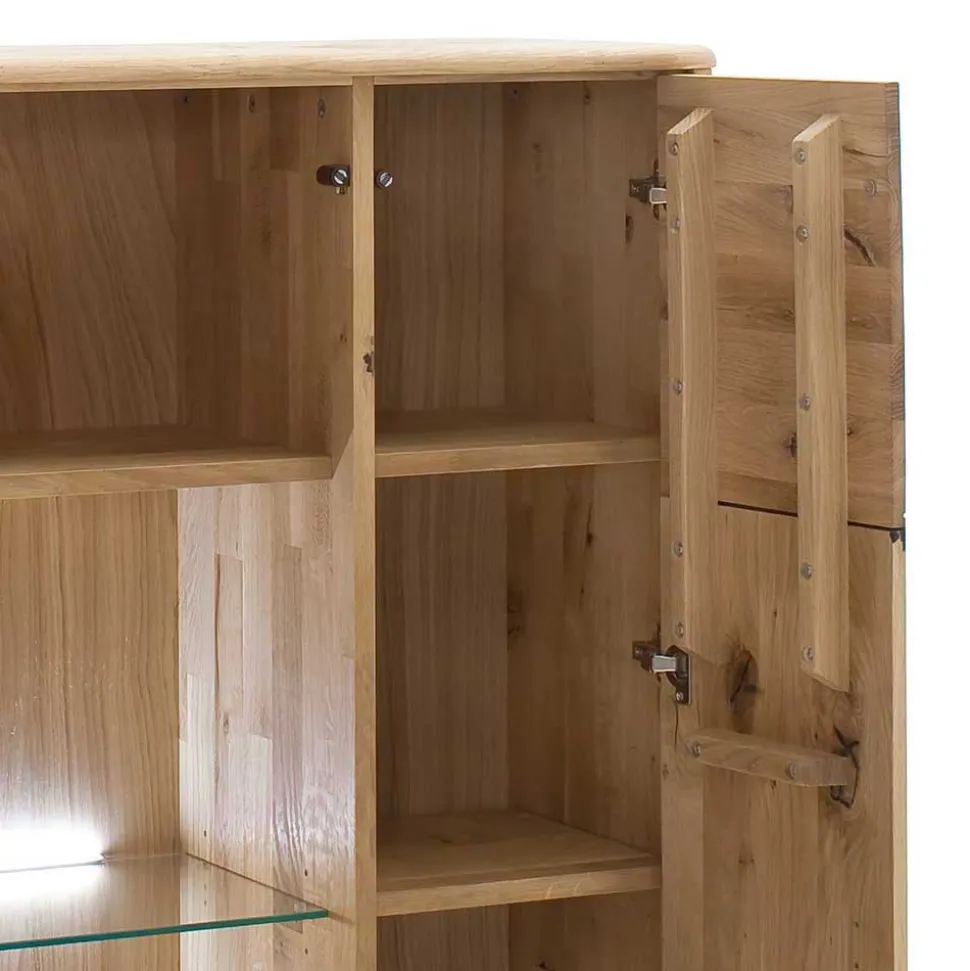 Balkeneiche Highboard 2-türig - Destal