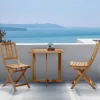 Balkon Klappmöbel für zwei Personen - Blacorona (dreiteilig)