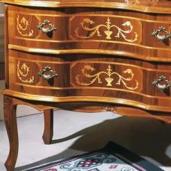 Barock gestaltete Kommode Agosto mit 2 Schubladen