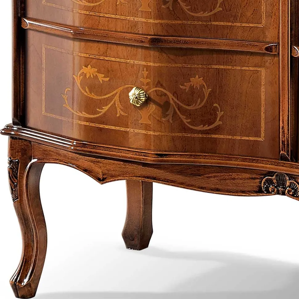 Barock TV Schrank in Nussbaumfarben - Motiz