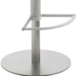 Barstuhl in Beige Stoff und Microfaser - Kenzy
