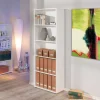 Bücherregal Sernato in Weiß