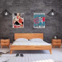 Überlänge Bett & Nachttische Set - Junola (dreiteilig)