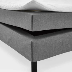 Bett für Dachschrägen in Grau & Schwarz - Esmeraldino