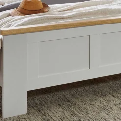 Bett in 140 cm Breite im Landhausstil - Ignacio