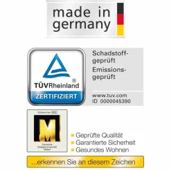 Bett Neriman mit Bettkasten im Kopfteil