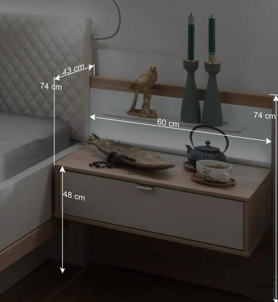Bettanlage komplett - modernes Design - Crascanu (dreiteilig)