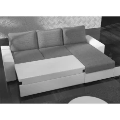 Bettcouch in Hellgrün und Weiß - Toskana