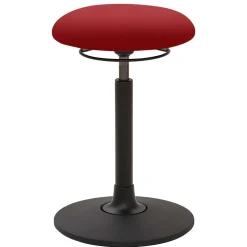 Beweglicher Hocker in Rot Stoff - Yailona