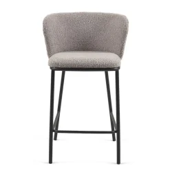 Boucle Barstühle mit 65 cm Sitzhöhe - Lucaz (2er Set)