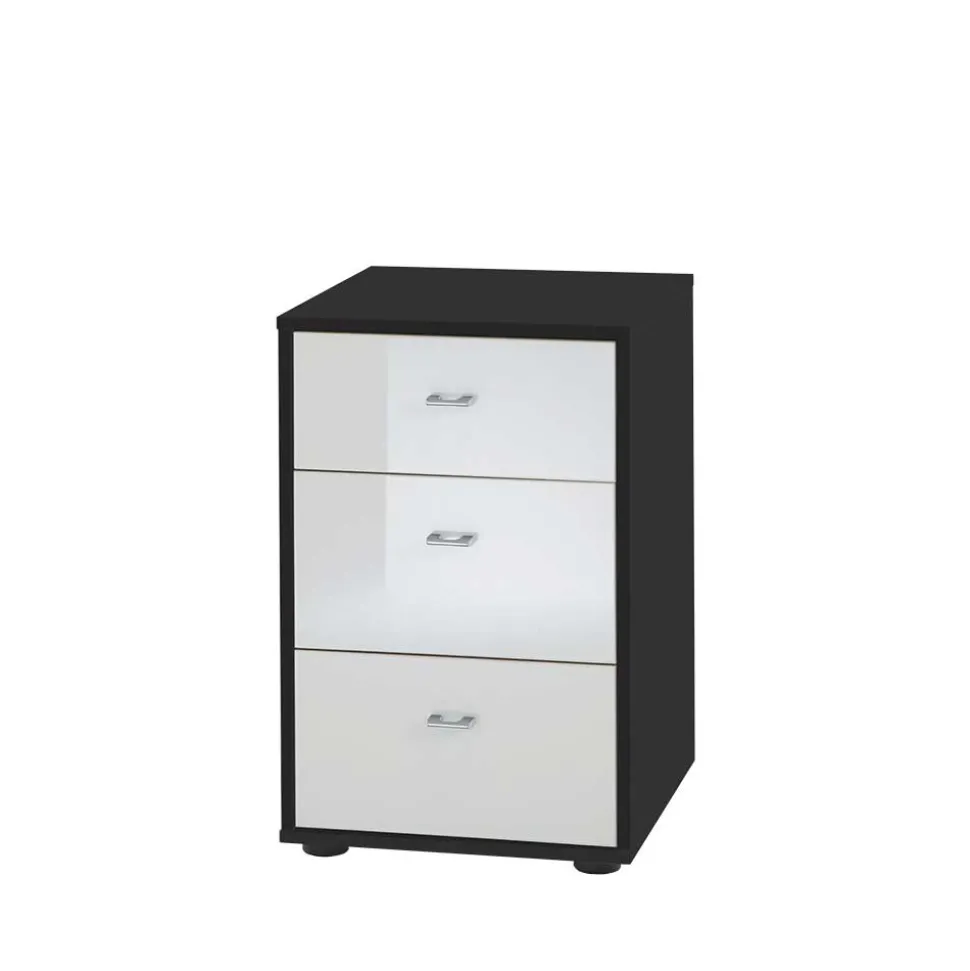 Boxspring Nachtkommode Ambasian mit 3 Schubladen