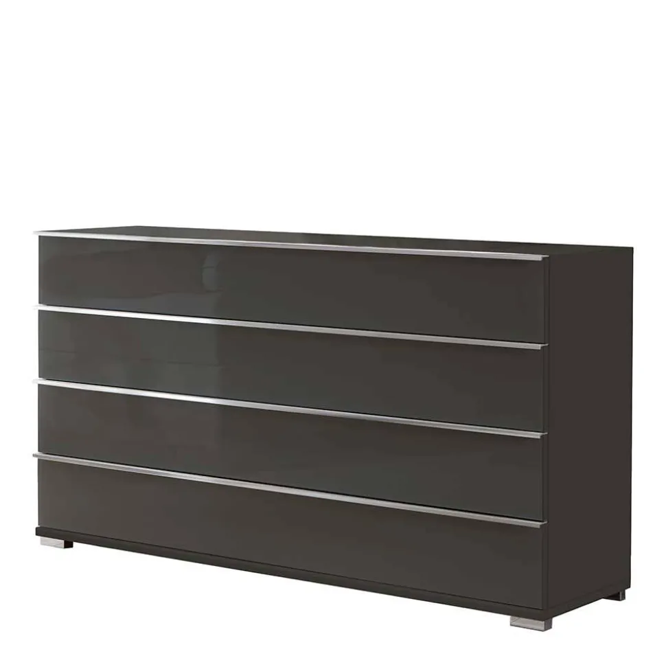 Braune Kommode mit 149 cm Breite - Madita