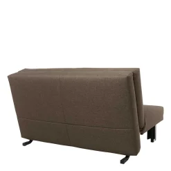 Braunes Schlafsofa mit Faltmechanik - Lucca