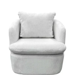 Breitcord Sessel in Offwhite - Fenturam