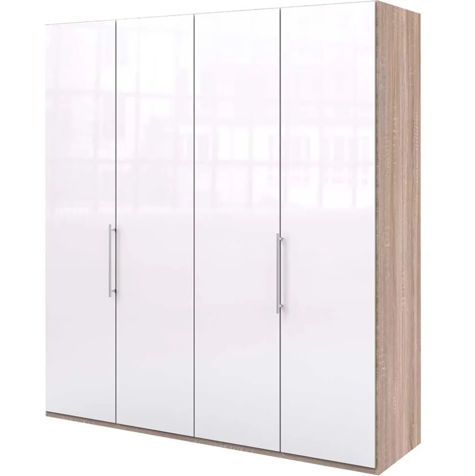 Breiter Kleiderschrank mit 2 Gleittüren - Bosays