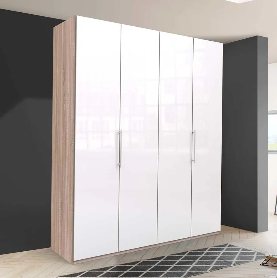 Breiter Kleiderschrank mit 2 Gleittüren - Bosays