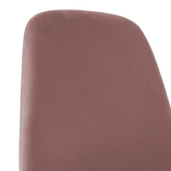 Büro Schalenstuhl in Rosa Samt - Hypening