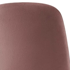 Büro Schalenstuhl in Rosa Samt - Hypening