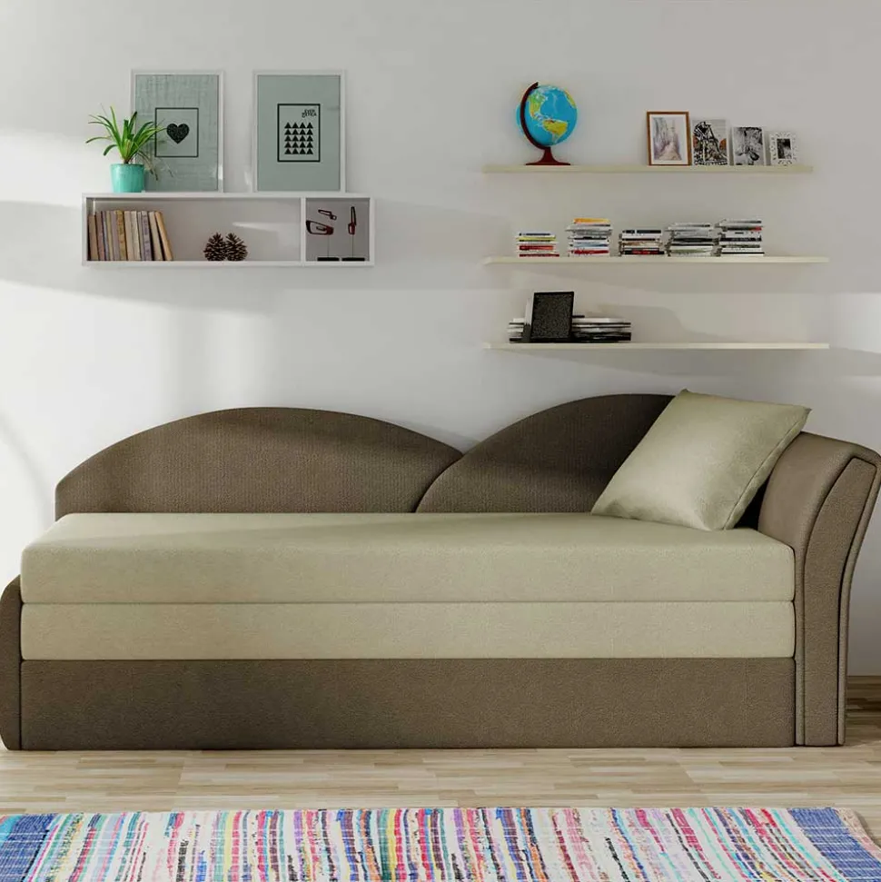 Chaiselongue mit Bettfunktion zweifarbig - Lagroma