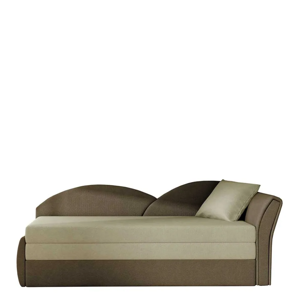 Chaiselongue mit Bettfunktion zweifarbig - Lagroma
