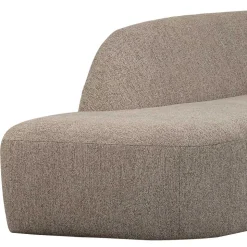 Chenille Sofaecke in Beige - Jaturna