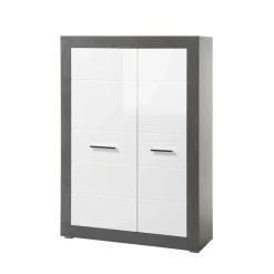 250cm breite TV Wohnwand modern - Istensa I (dreiteilig)