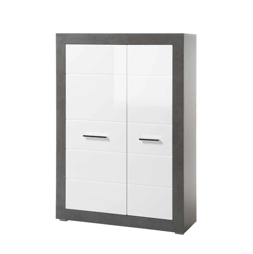 250cm breite TV Wohnwand modern - Istensa I (dreiteilig)