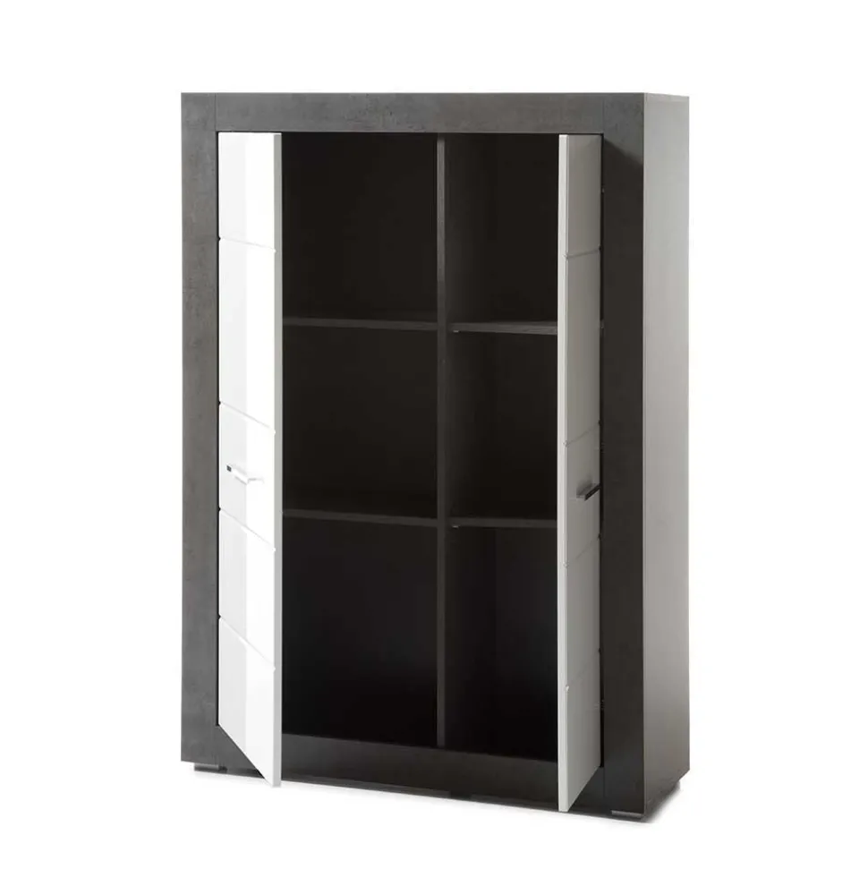 250cm breite TV Wohnwand modern - Istensa I (dreiteilig)